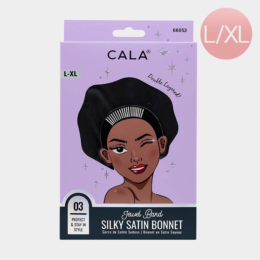 Sensibling Corp. - Wholesale Sleep Cap / Bonnet - Women's - Jewel Band Hair Bonnet3