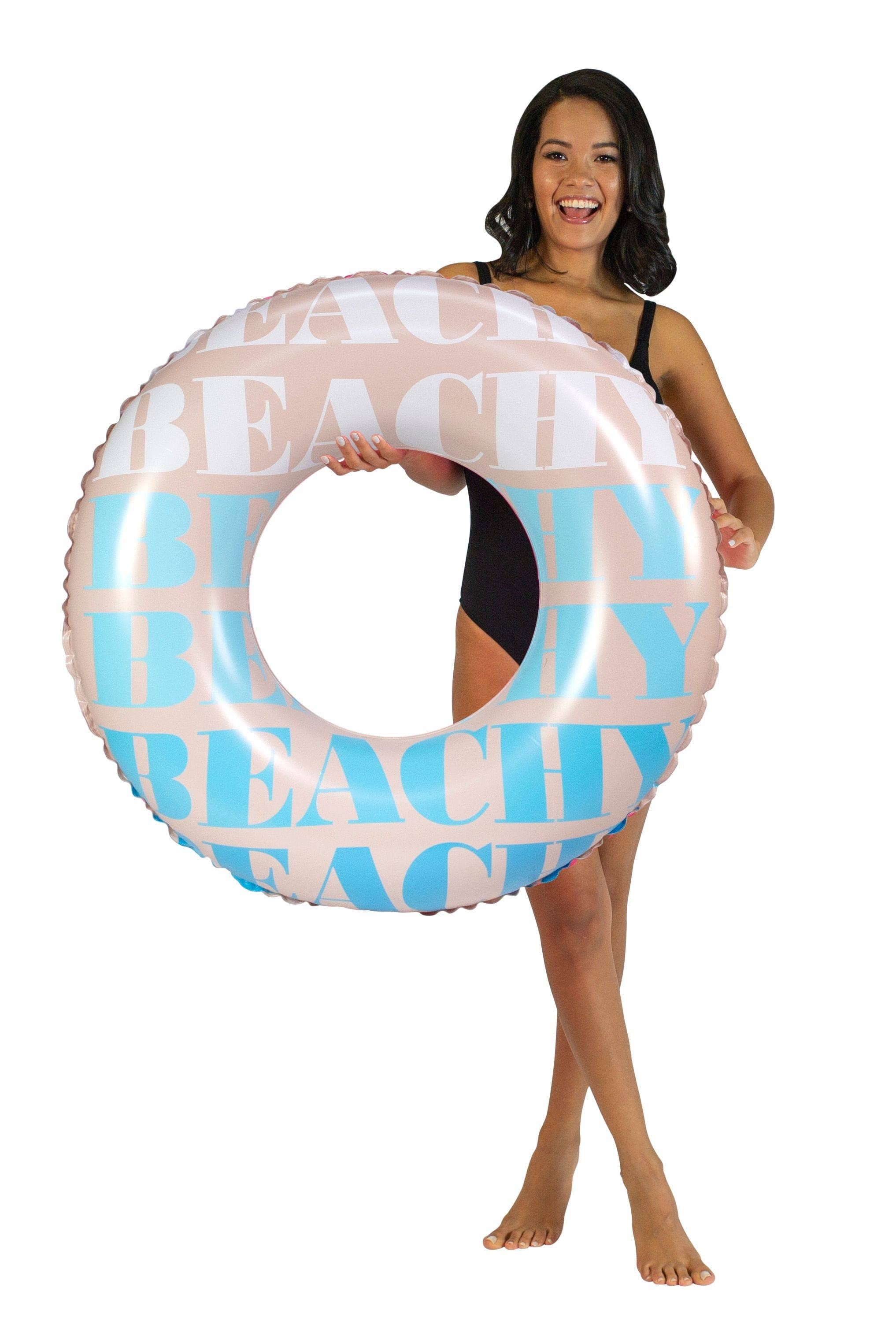 PoolCandy – wholesale Inflatables – Inflatable Pool Tube Good Vibes Collection 36 Inch0