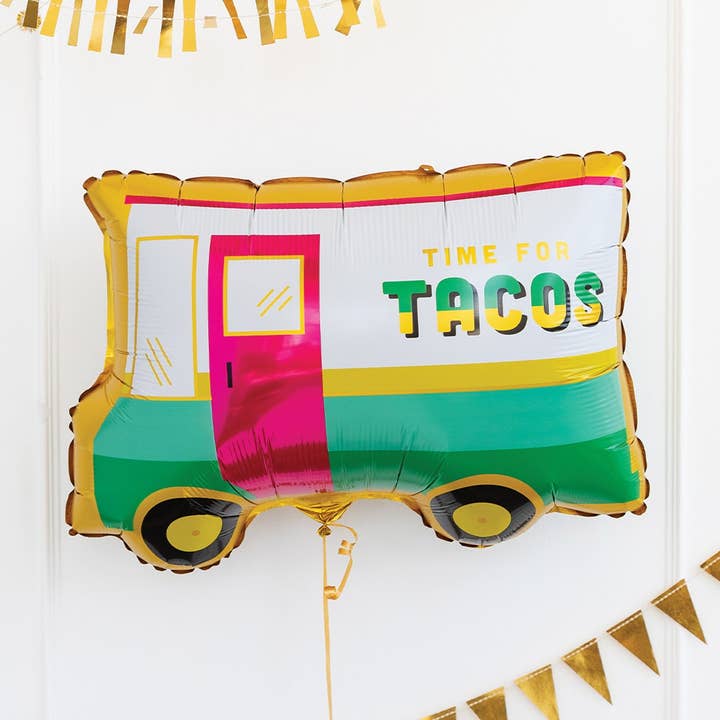 My Mind’s Eye - Wholesale Balloon - FST915 - Taco Truck Shaped Mylar Balloon0