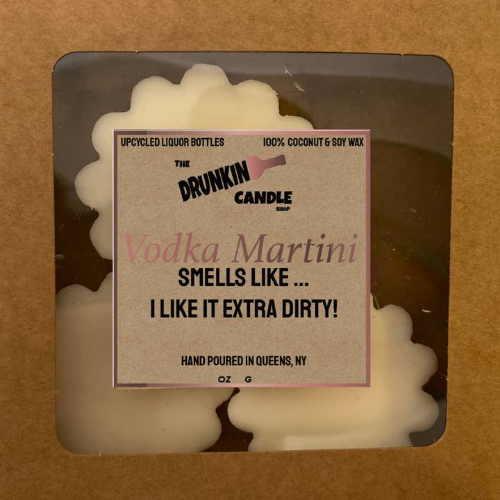 Bougie parfumée Vodka Martini pour la vente par The Drunkin Candle Shop
