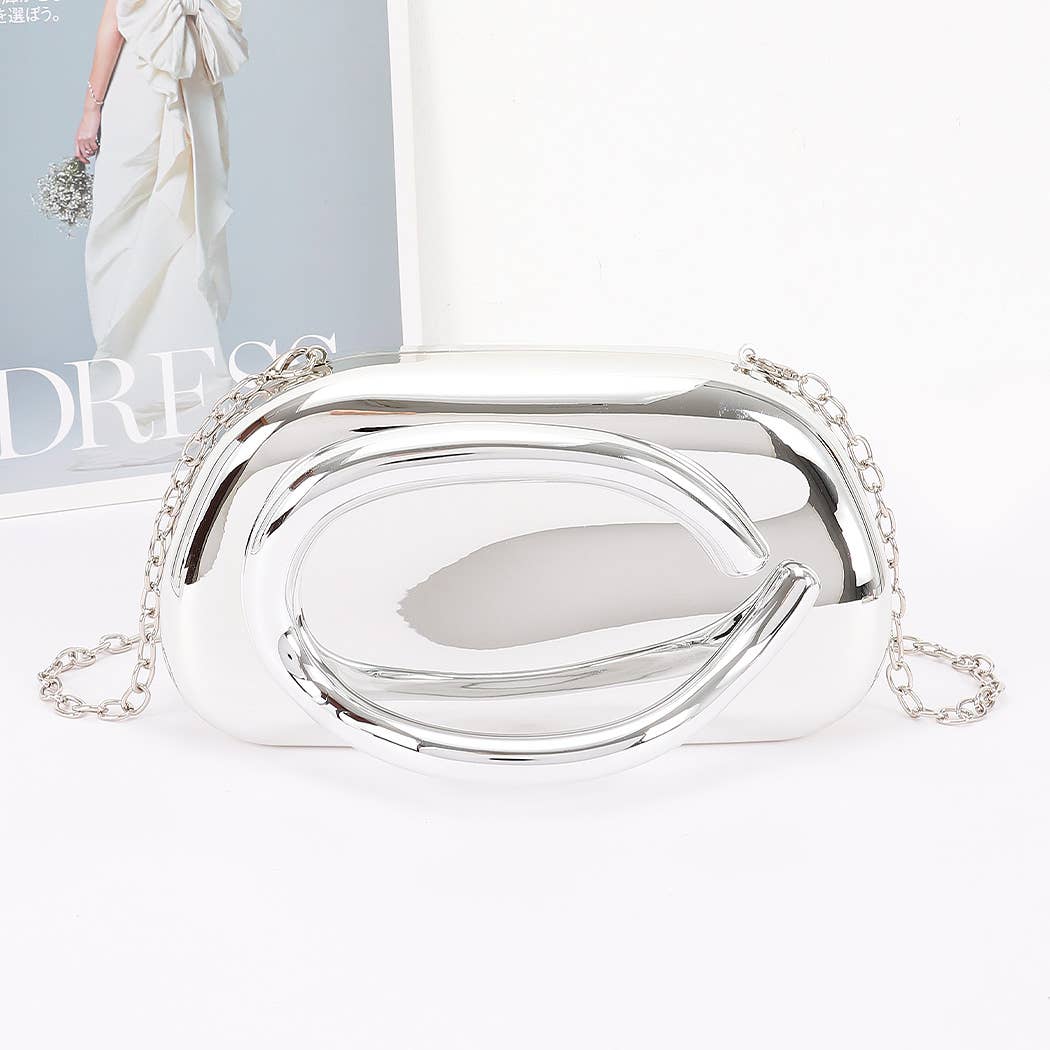 3AM BY H&D ACCESSORIES – wholesale Clutch bag – women's – Metallic Frame Clutch7