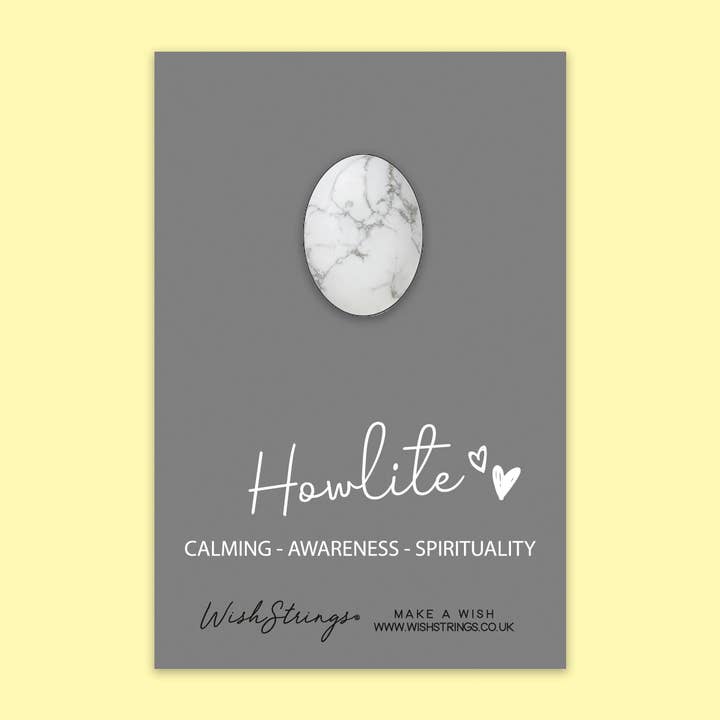 WishStrings - Wholesale Spiritual Stone/Crystal - HOWLITE - Crystal Pocket Token