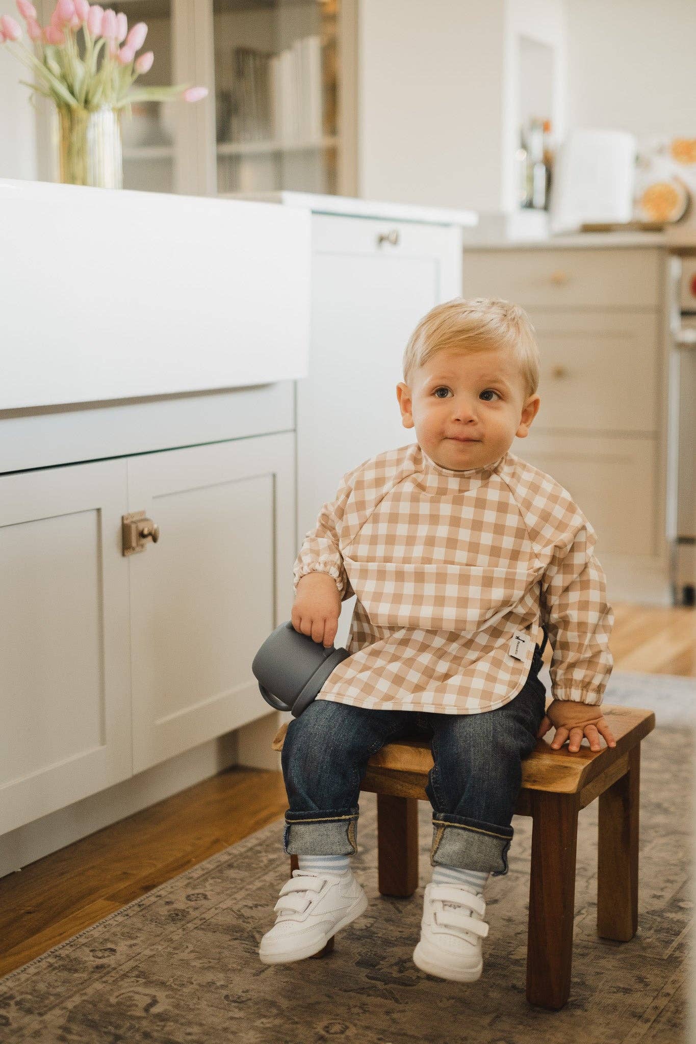 Micasso & Co - Wholesale Apron - Kids - Long-sleeve bib with integrated pocket15