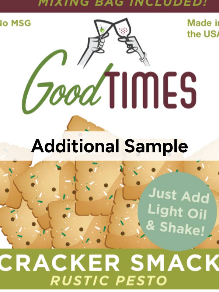 Cracker Smack® Rustik Pesto - Provexemplar för wholesale av Good Times