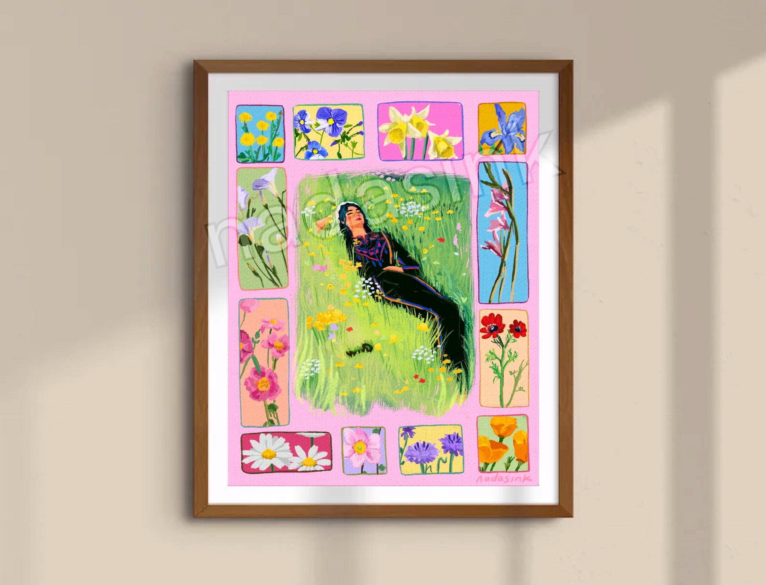 Nada's Ink - Wholesale Art Print - Palestine Tatreez Art Print