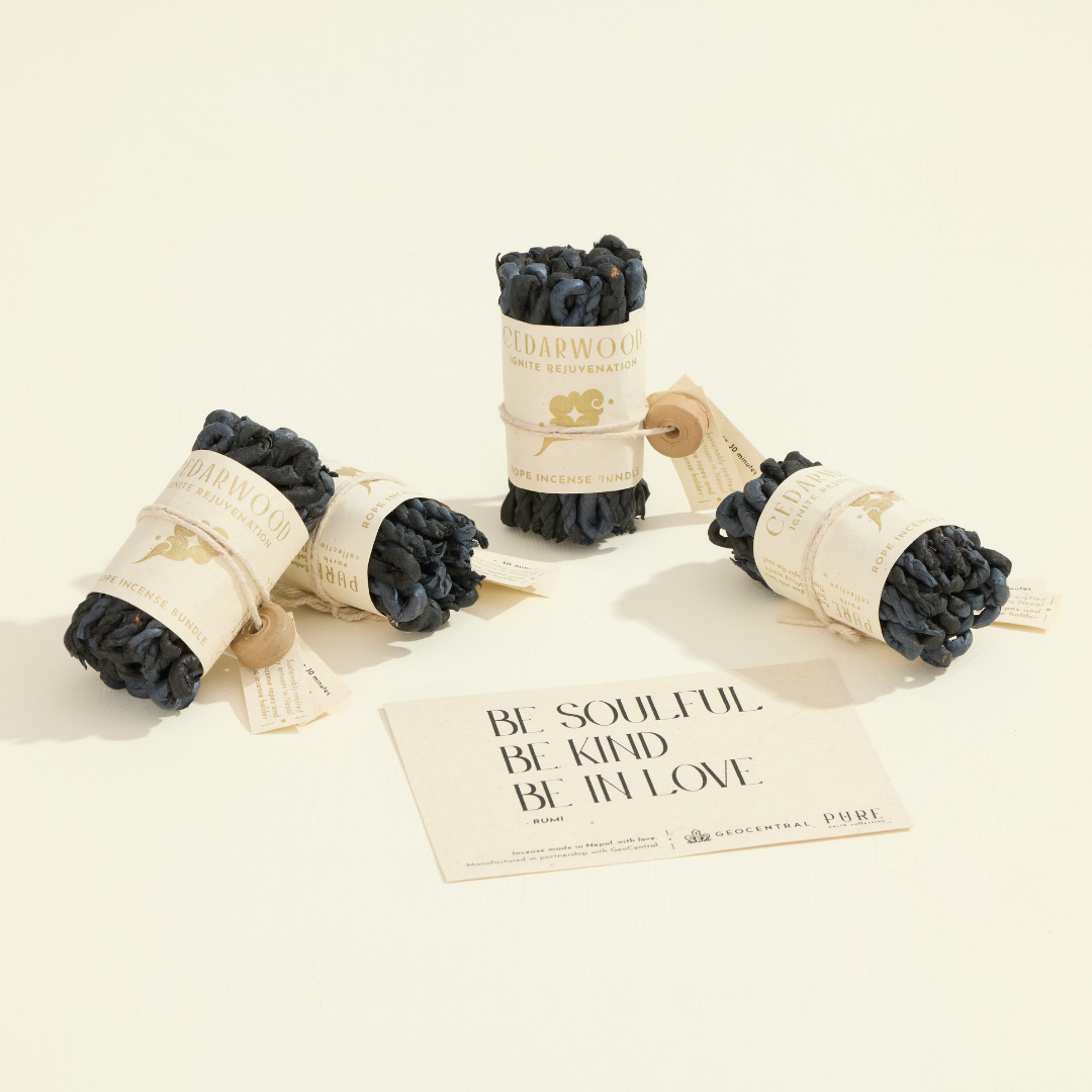 GeoCentral - Wholesale Incense - Cedarwood Rope Incense Bundle – Plastic Free1