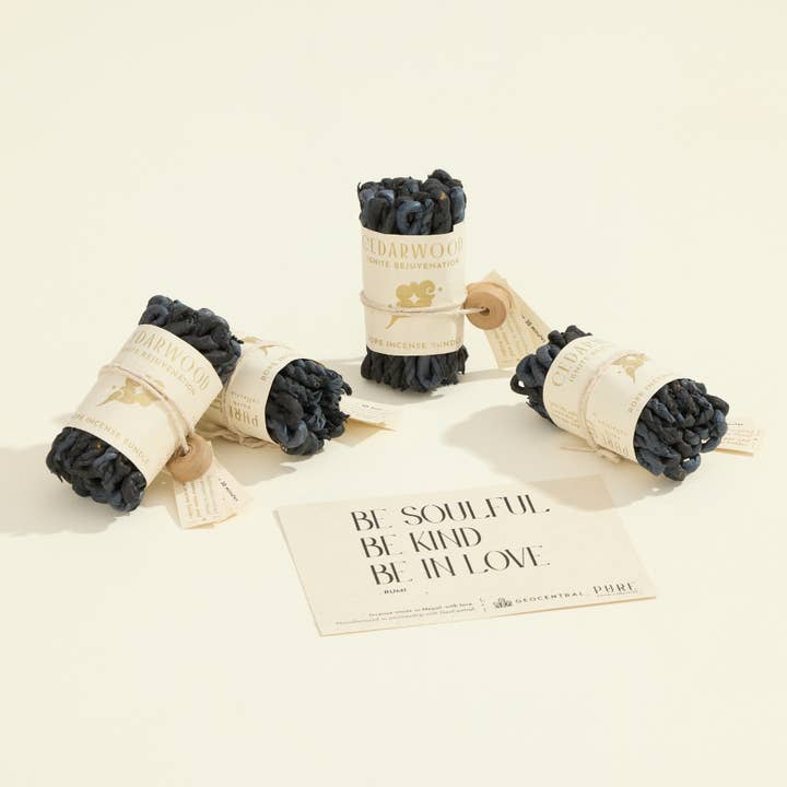 GeoCentral - Wholesale Incense - Cedarwood Rope Incense Bundle – Plastic Free1