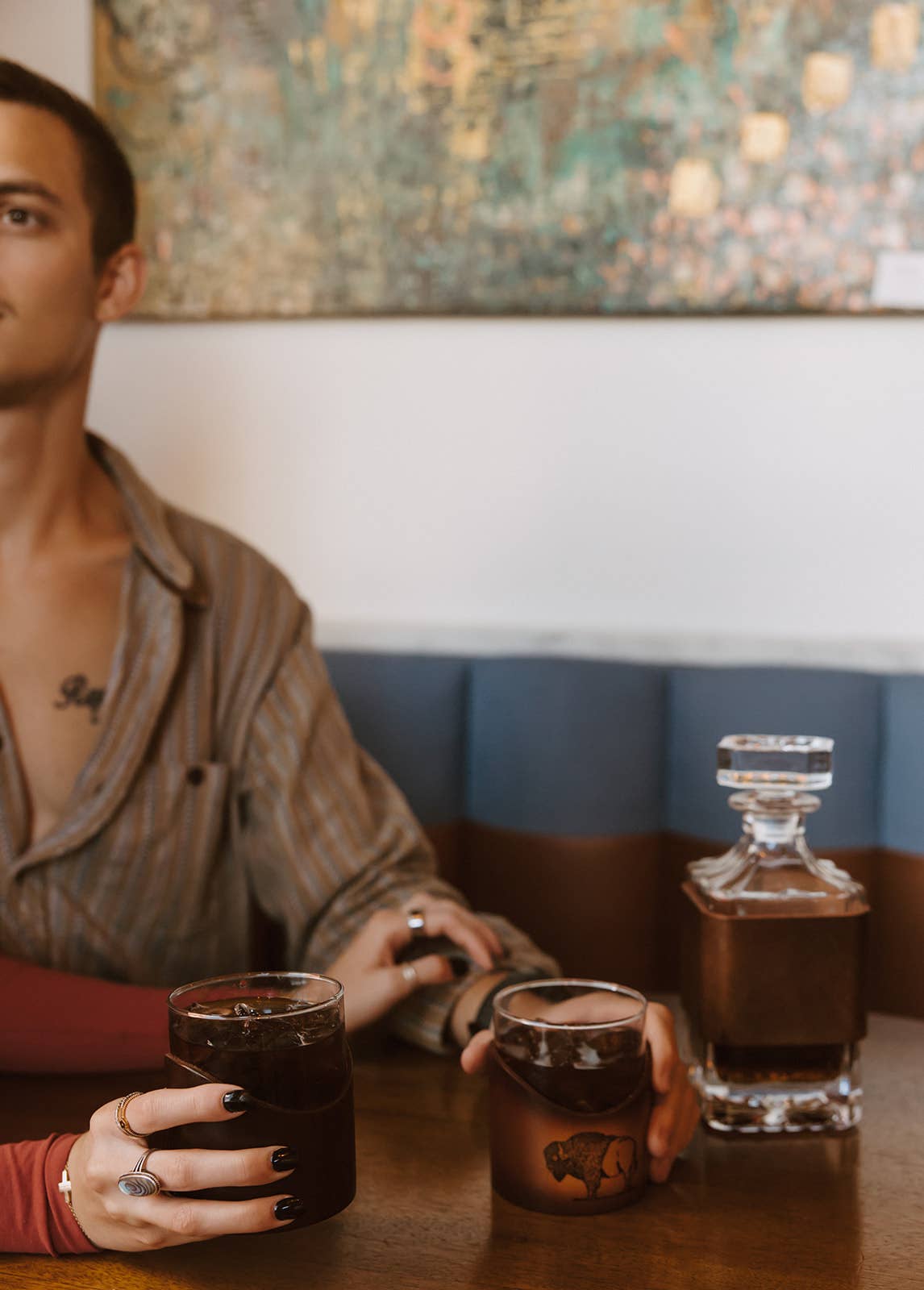 Lindy Leather - Wholesale Decanter - Custom Leather Decanter4