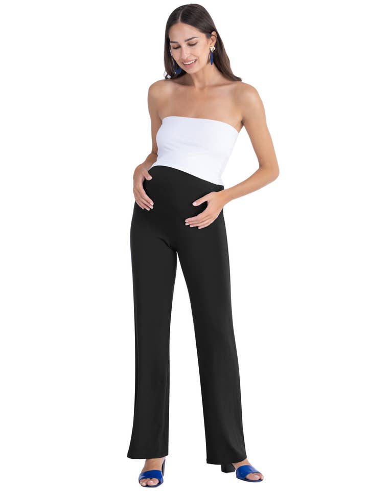 Schwarze Lounge-Hose für Schwangere für den Großhandel von Reduce