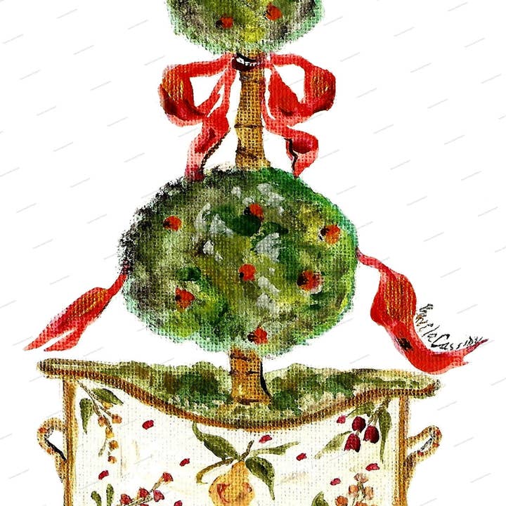 Pamela Cassidy Designs - Wholesale Tea Towel - Joyous Noel Kitchen Towel1