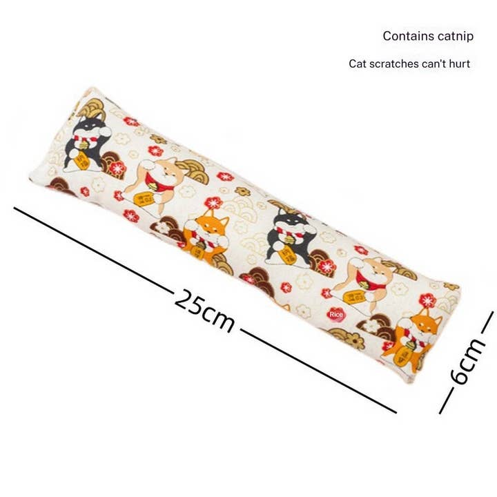 PAWPAWwholesale - Wholesale Pet Toy - Cat - Catnip Pillow Toy – Cat Kicker Chew & Scratch Toy_CWMM68016