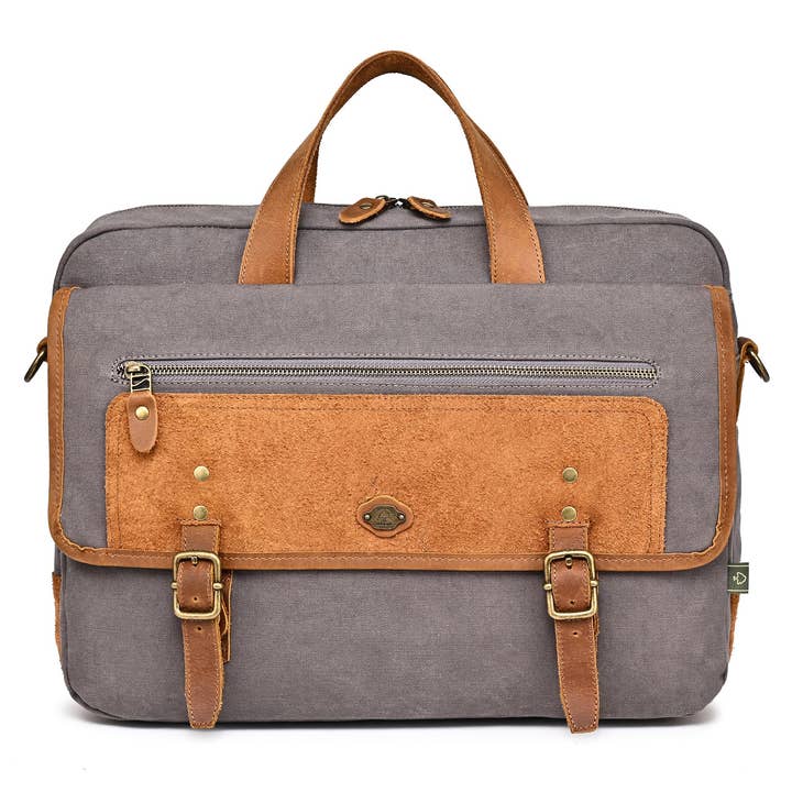 TSD Brand – wholesale Briefcase – Unisex – Valley Oak Canvas Brief Bag23