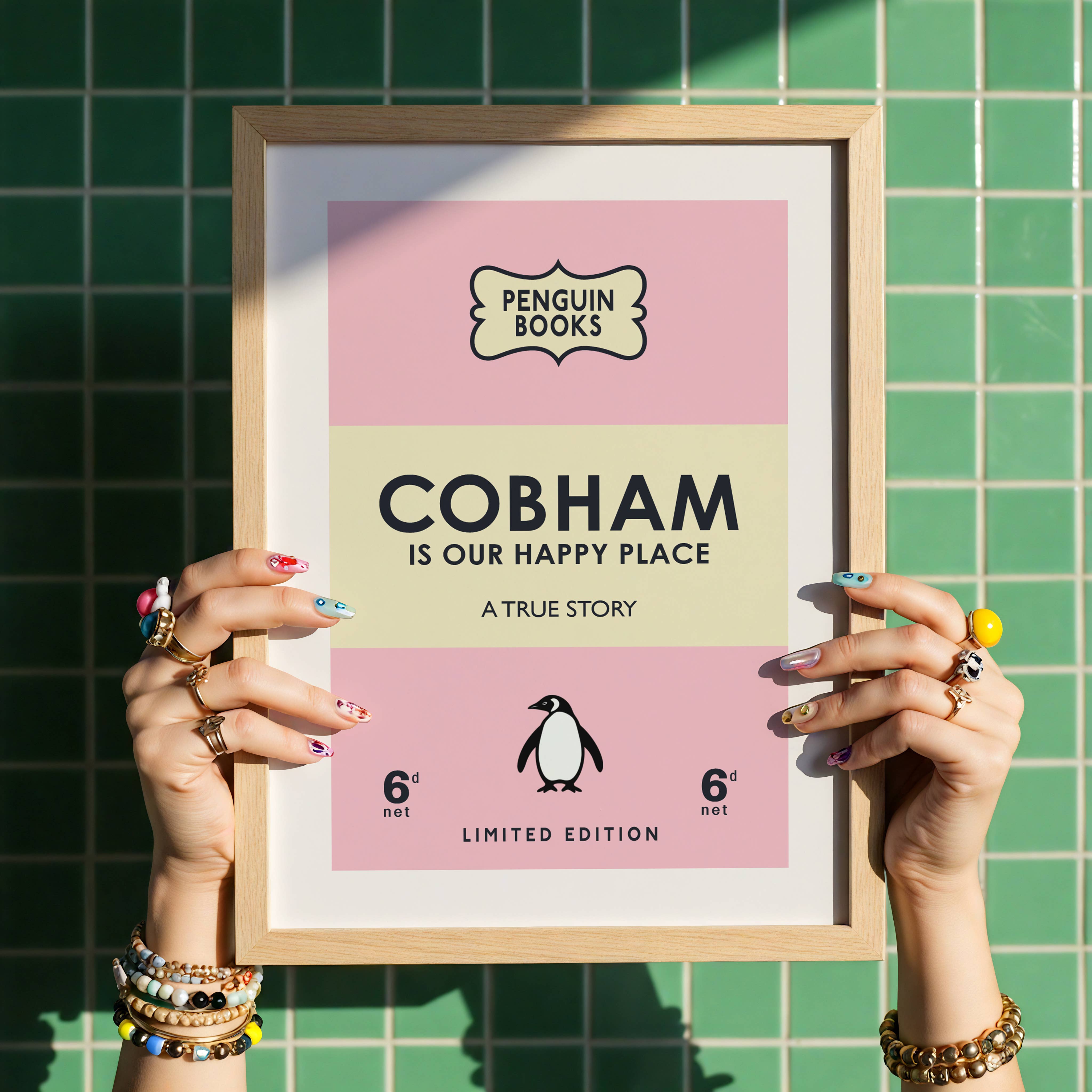 Timmy Loves - Wholesale Art Print - Our Happy Place - A4 Print | Customised Book Cover Art1