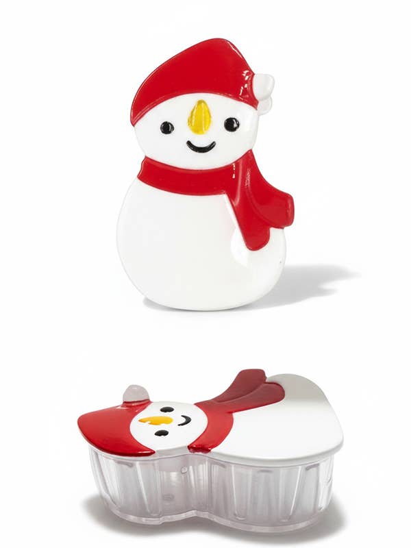 Snowman Christmas Claw Clip Set for wholesale by Artini Accessories