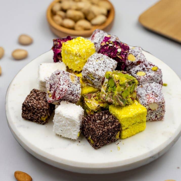 Aladdin - Wholesale Chocolate Covered Sweets - Ganik | Turkish Delight Double Roasted Gourmet Mix0