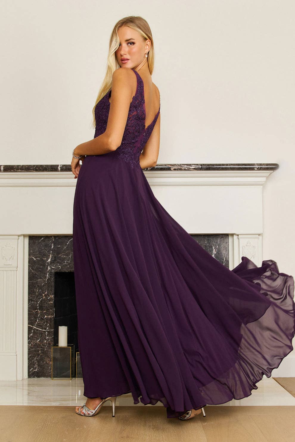 Kos Couture - Wholesale Gown - Women's - Long Formal Party Dress Plus Size Evening Gown7