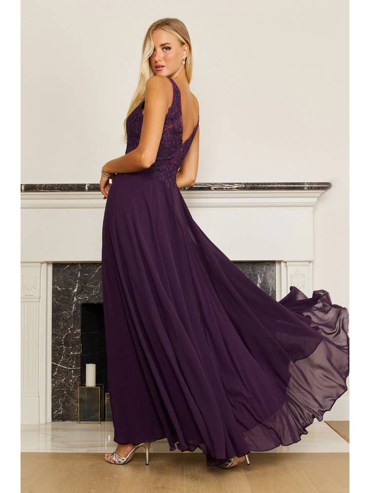 Kos Couture - Wholesale Gown - Women's - Long Formal Party Dress Plus Size Evening Gown7