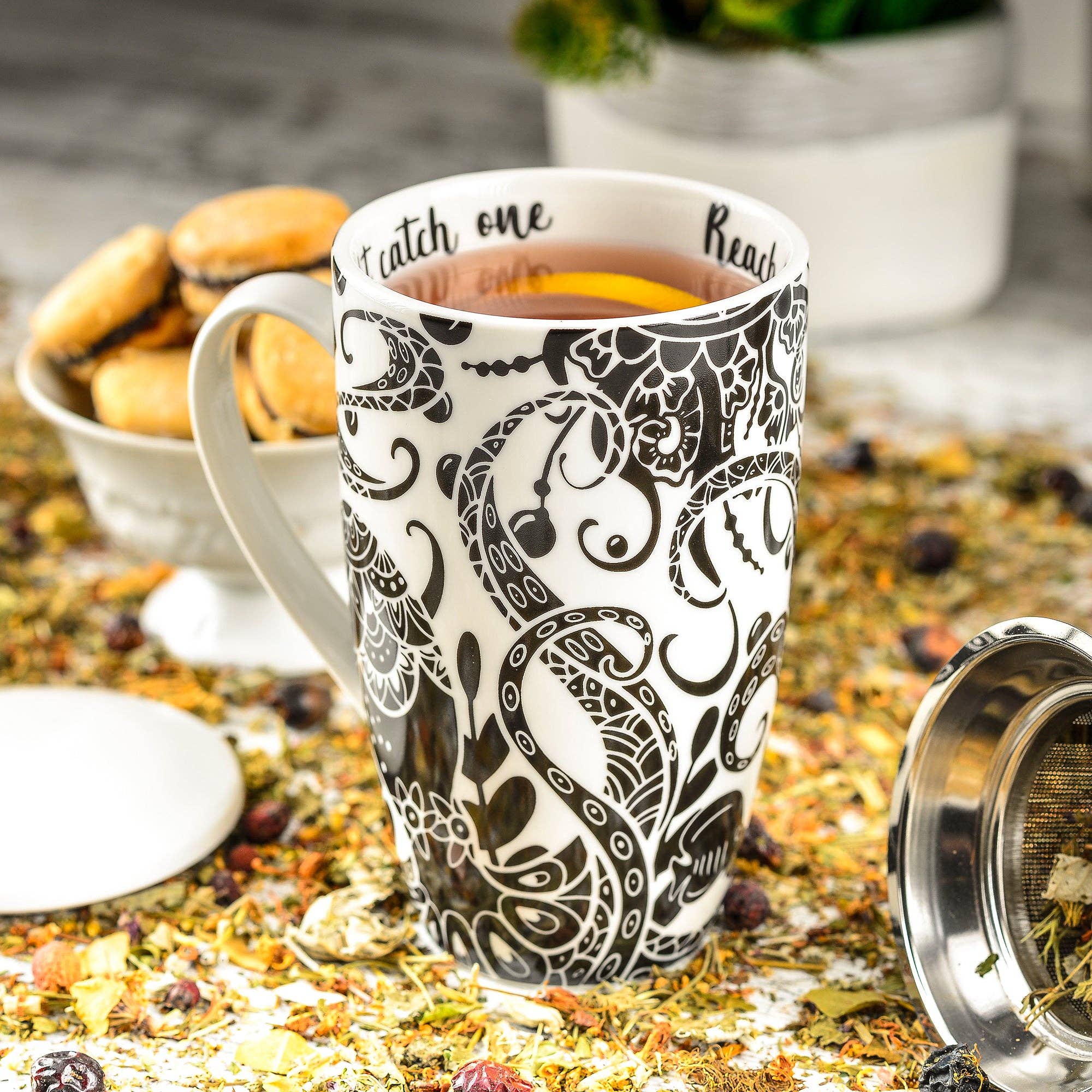 Greenline Goods - Wholesale Coffee Mug - Octopus Coffee and Tea Ceramic Mug 16oz15