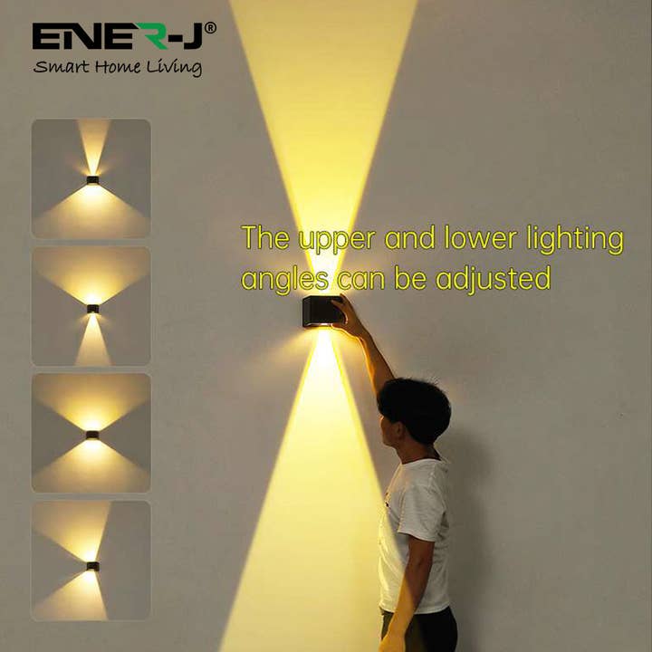 ENER-J – wholesale Accent/desk lamp – Solar Powered Adjustable Beam Angle Wall Light7