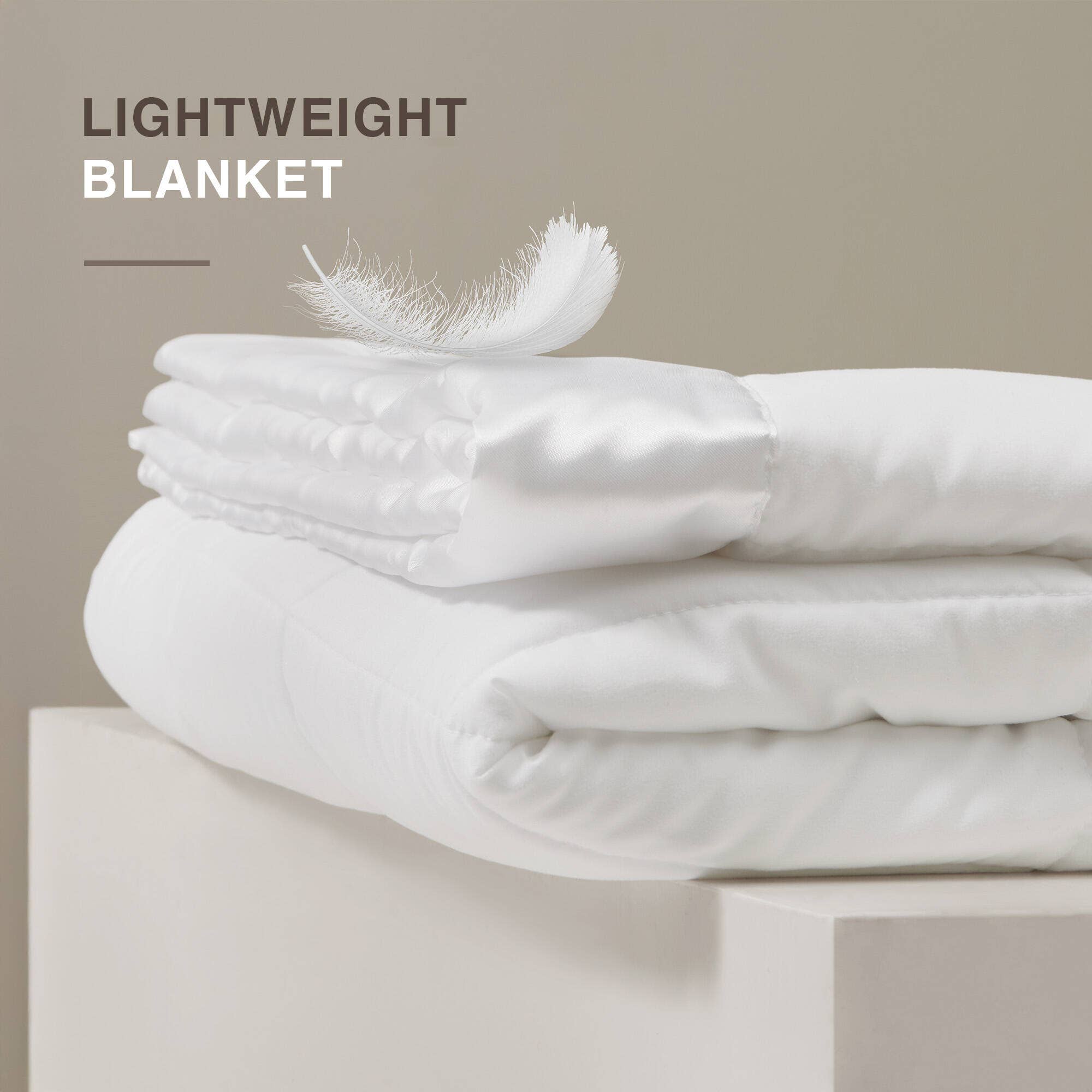 Olliix - Wholesale Bedding Blanket - All-Season Down Alternative Bedding Blanket, White5