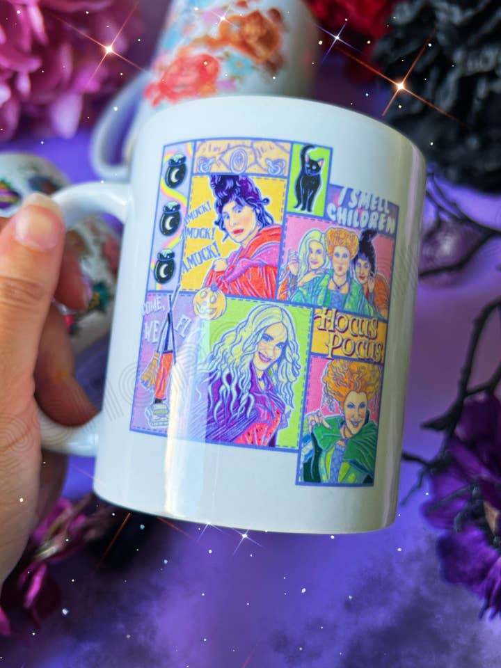 Sister Witches Mug 12oz for wholesale by Cosmic lovely