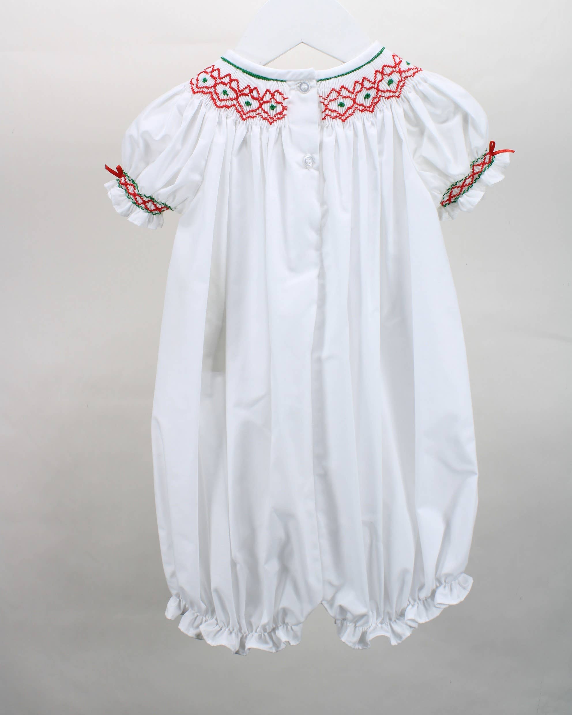 Baby Blessings Clothing - Wholesale Romper - Kids - Samantha Red Bishop Bubble Romper1