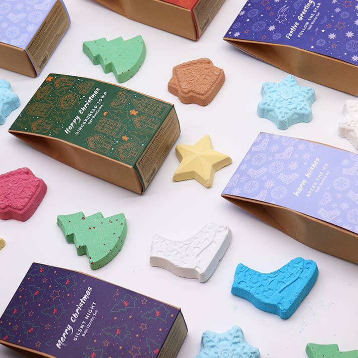 AWGifts Europe - Wholesale Bath Bomb/Fizz - Christmas Wish List Christmas Bath Bomb Gift Pack8