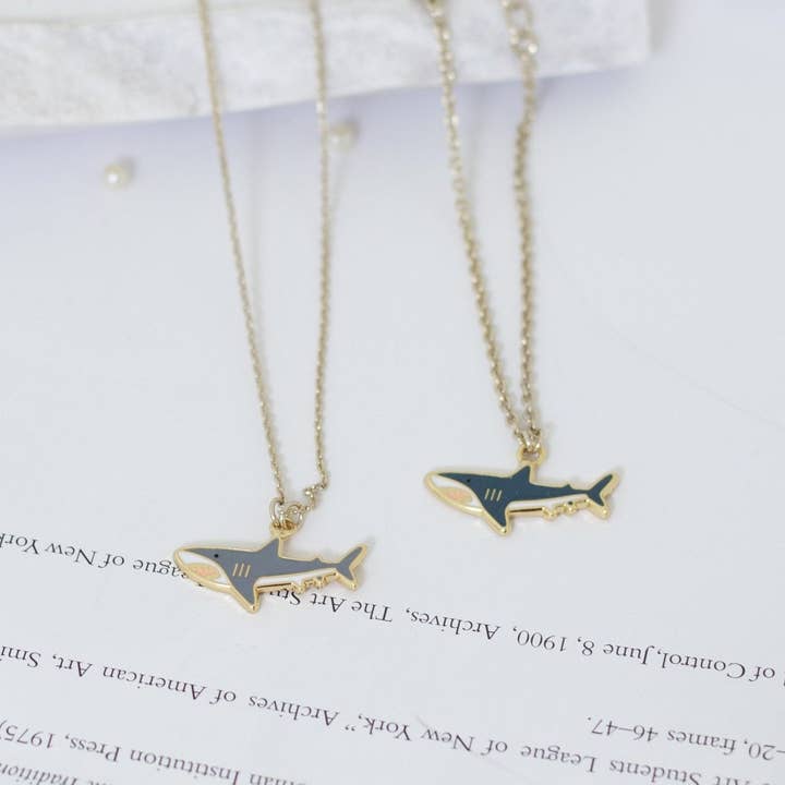 Miss Modi - Wholesale Jewelry Set - Great White Enamel Earrings/ Bracelet/ Necklace3