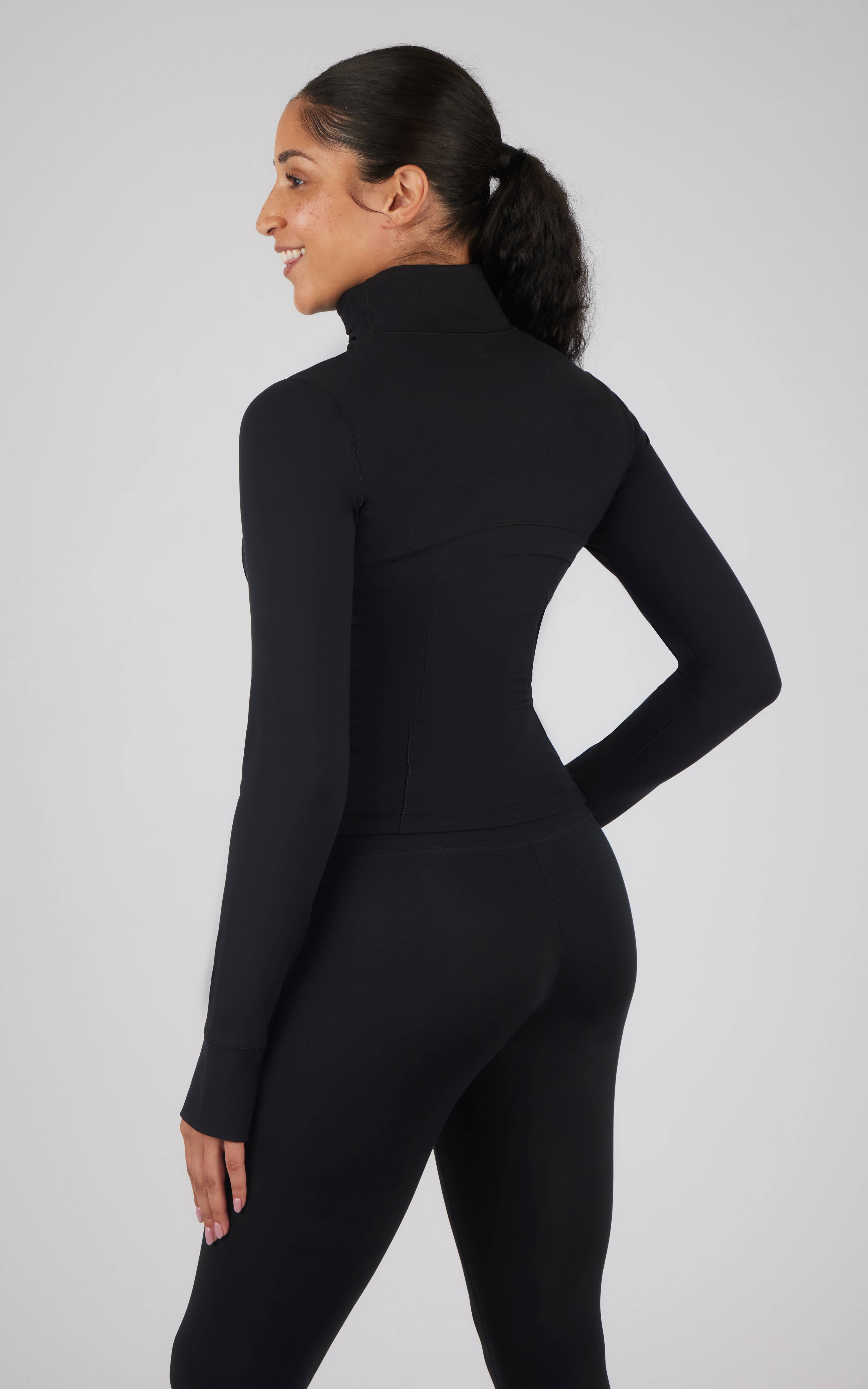 90 Degree by Reflex & Yogalicious - Vente Veste de sport – femme - Veste de performance ajustée et élégante pour femmes2