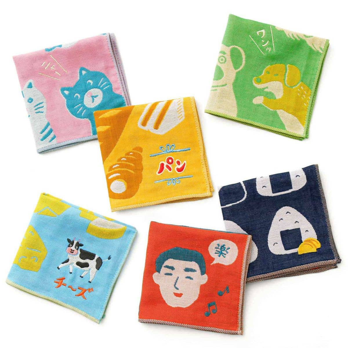 Notable Designs (UK) – wholesale Handkerchief – Unisex – Hightide New Retro Gauze Handkerchief23