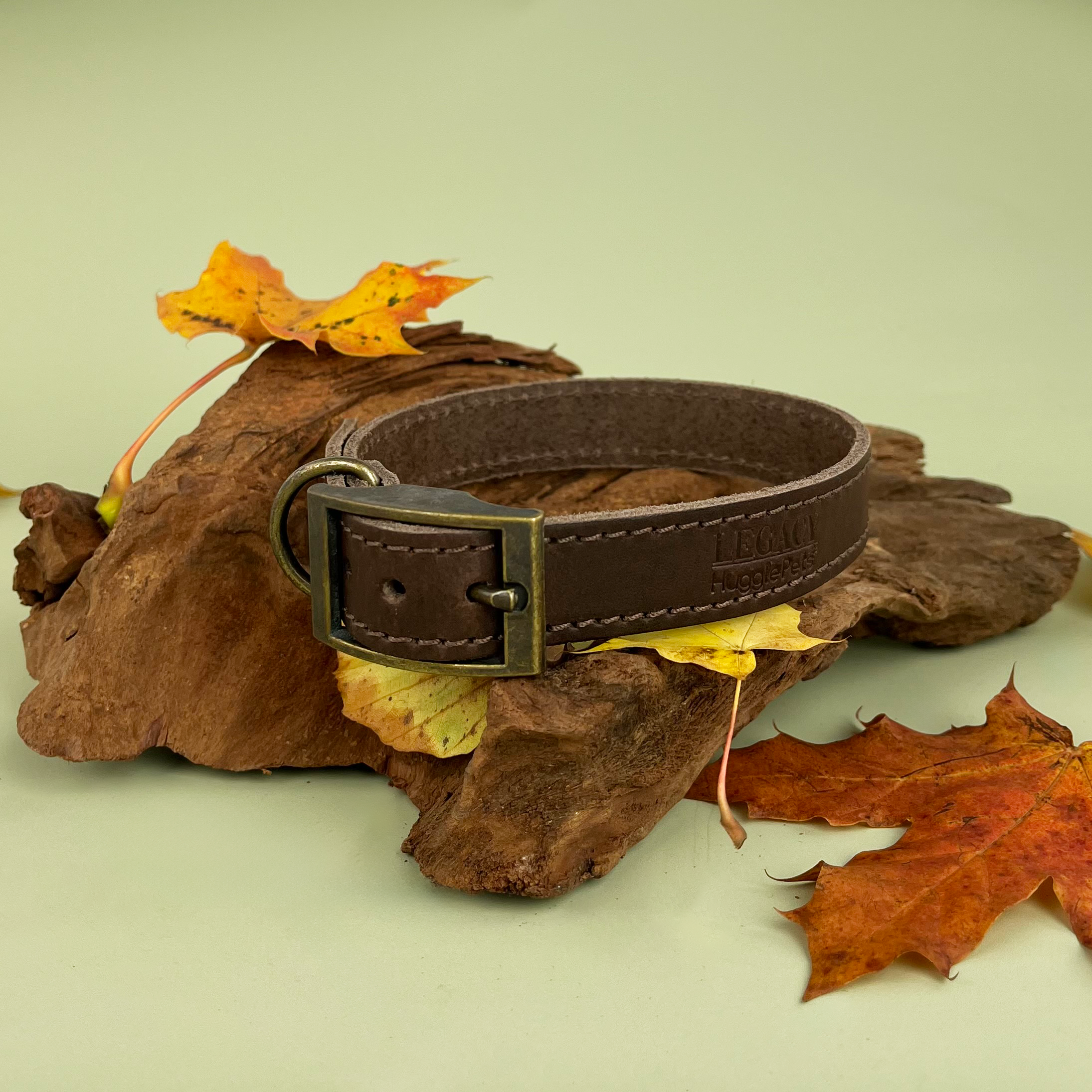 HugglePets – wholesale Pet collar – Dog – HugglePets Legacy Leather Dog Collar33