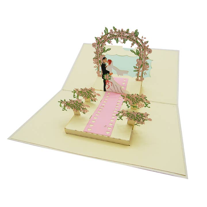 Origami SURPRISE WEDDING CARPET FLOWER for wholesale by RF Distribution