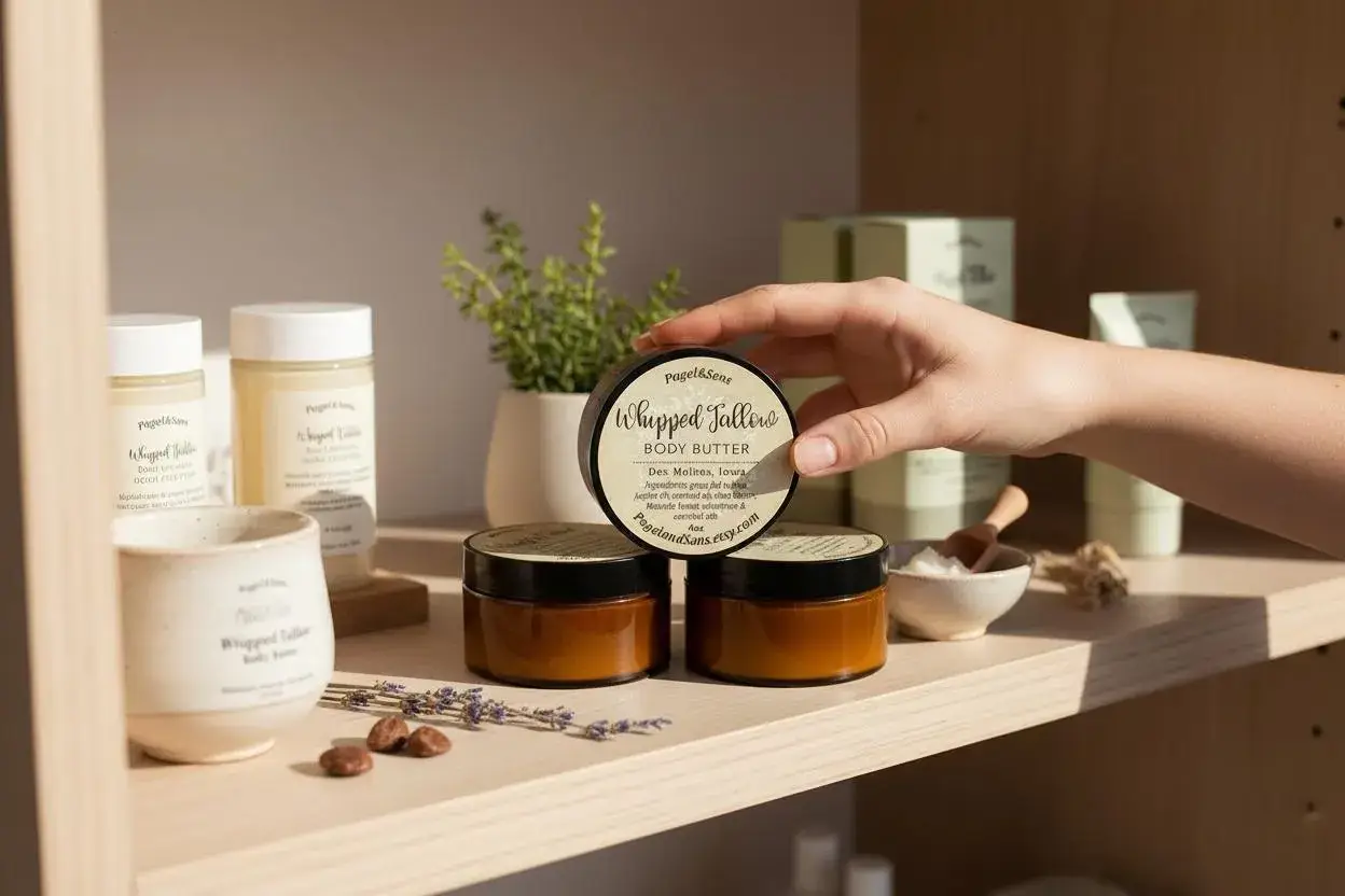 Pagel & Sons - Wholesale Body Balm/Butter - Grass-fed Whipped Tallow Body Butter Natural Moisturizer 1