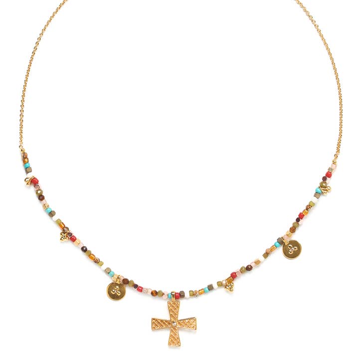 ROMANE cross pendant necklace for wholesale by Franck Herval