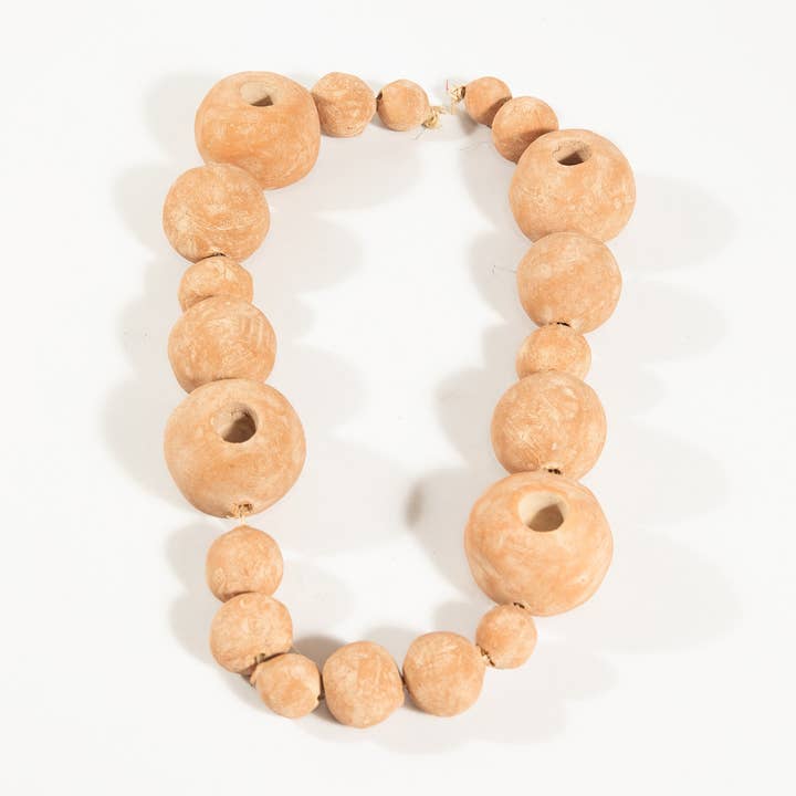 Beads Taper Holder White Wash 43"x3.5"x3" for wholesale by BIDKhome