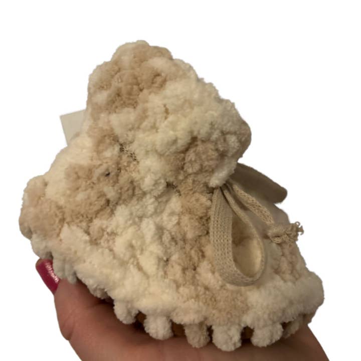 Fleece Slippers - sandstone for wholesale by Jack’s Mama