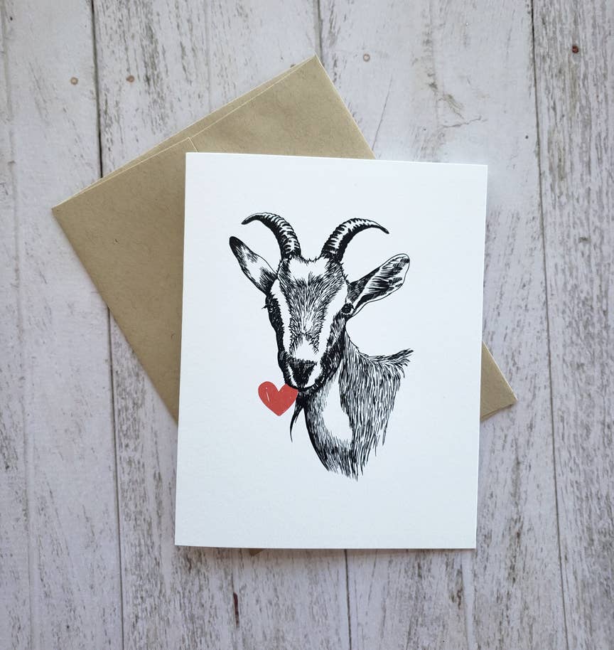 Cocklebur & Co. - Wholesale Stationery/Notecard Set - Farm Animal Valentine’s Notecards10
