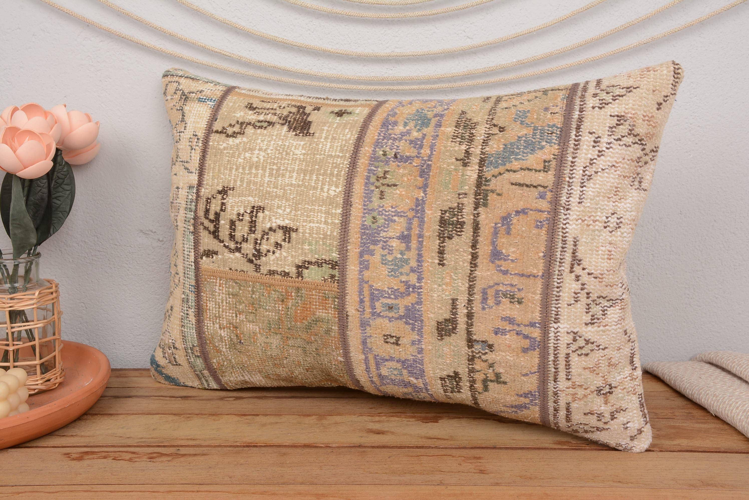 Kilim Pillow Decors - Wholesale Throw Pillow Cover - Ethnical Turkish Kilim Rug Cushion Sham Patchwork Cover3