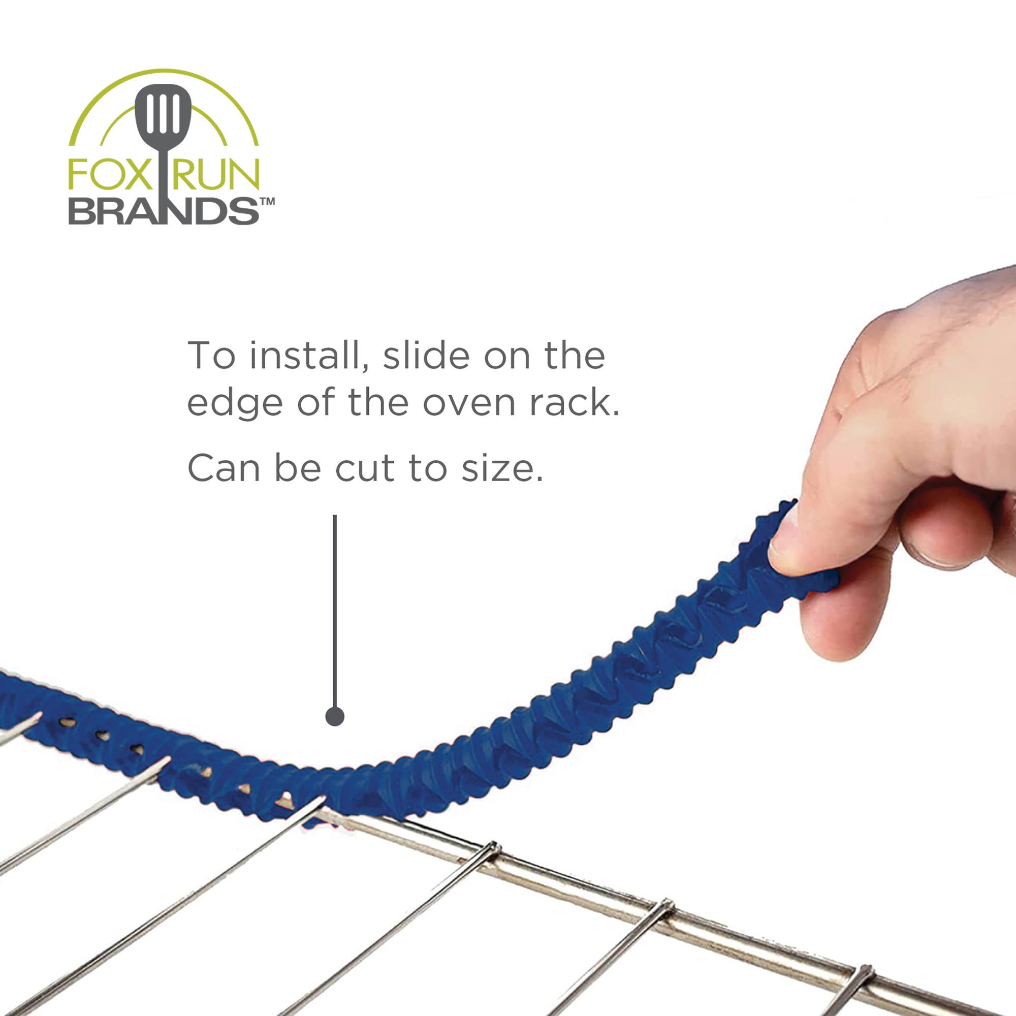 Fox Run Brands – Großhandel Küchengerät – Fox Run Ofenschutzgitter aus Silikon, 2 Stück, marineblau6
