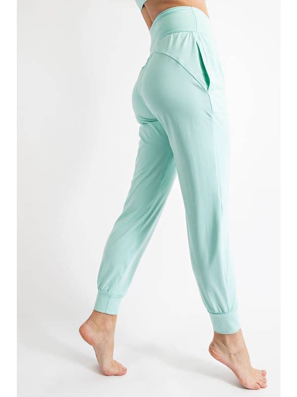 Sunday Morning - Wholesale Athletic Sweatpants/Joggers - Women's - P2165PL37-Plus Size Butter Soft Solid Jogger with Pockets20