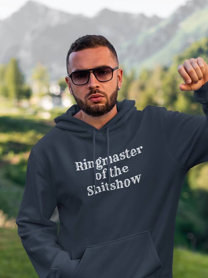 Mestre de Cerimónias do Circo de Merda - Hoodie para Homem por atacado de Smart Ass Shirts