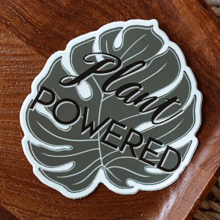 Sticker Plant Powered pour la vente par Despues Designs