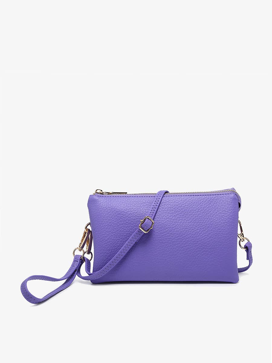 Jen & Co. - Wholesale Crossbody Bag - Women's - M013 Riley Monogrammable 3 Compartment Crossbody/Wristlet77