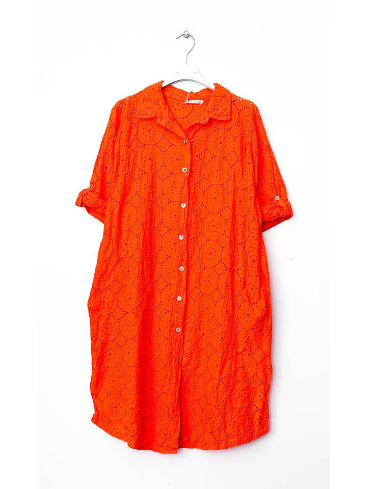 Happy look - Wholesale Dress - Women's - English embroidery shirt dress 6