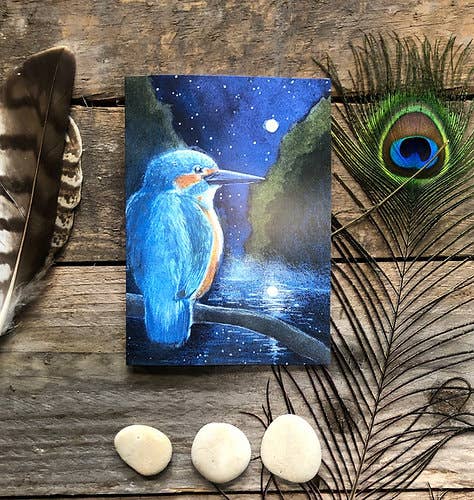 Hannah Willow Art – wholesale Everyday greeting card – The Hour Before Dawn Greetings Card0