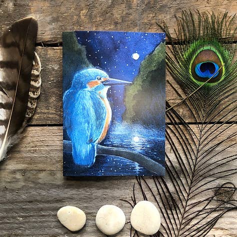 Hannah Willow Art – wholesale Everyday greeting card – The Hour Before Dawn Greetings Card