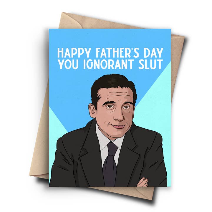 Biglietto Divertente per la Festa del Papà - Biglietto Irriverente di Cultura Pop per Papà per la vendita all'ingrosso da parte di Pop Cult Paper