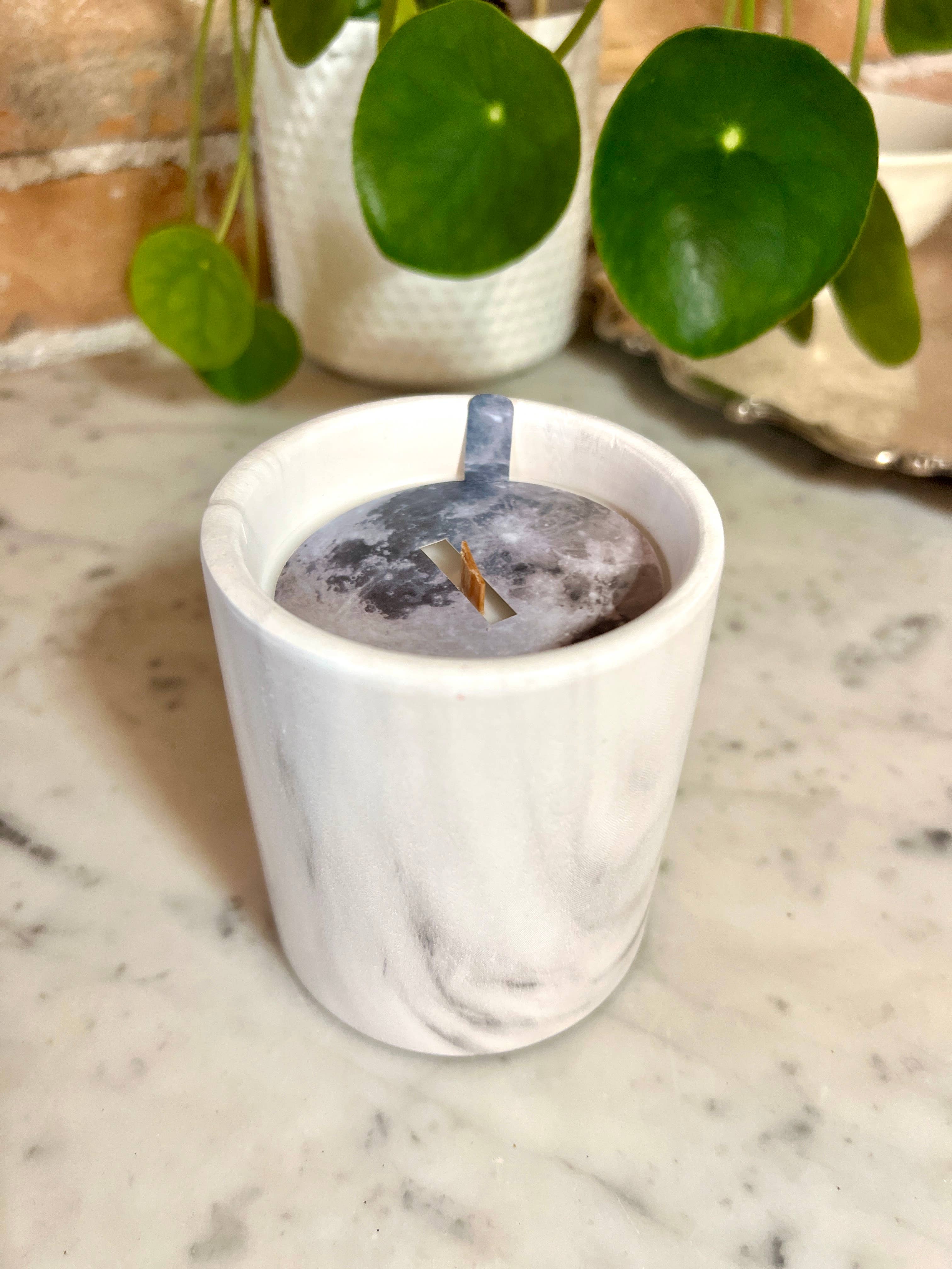 The Sacred Wild Candle Co - Wholesale Jar/Filled Candle - Biophilia: White Marble + Pure Fresh Air Scented Candle12