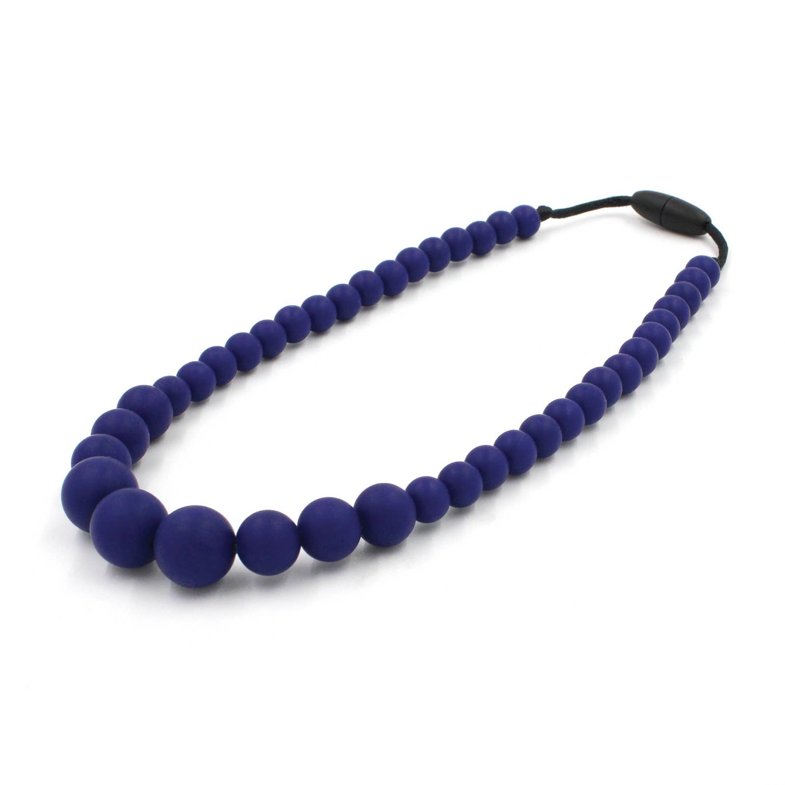 40Nine – wholesale Pärlband/Pärlhalsband – Navy Silicon gummi pärlstav halsband3