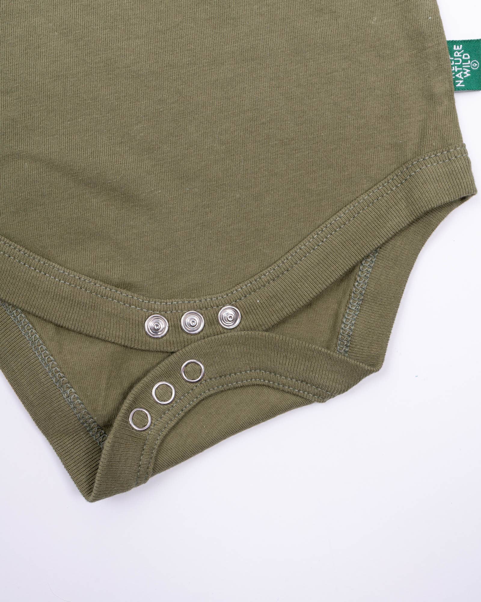 Keep Nature Wild - Wholesale Bodysuit (Non-Footed) - Baby - Happy Camper Bear Baby Bodysuit | Olive3